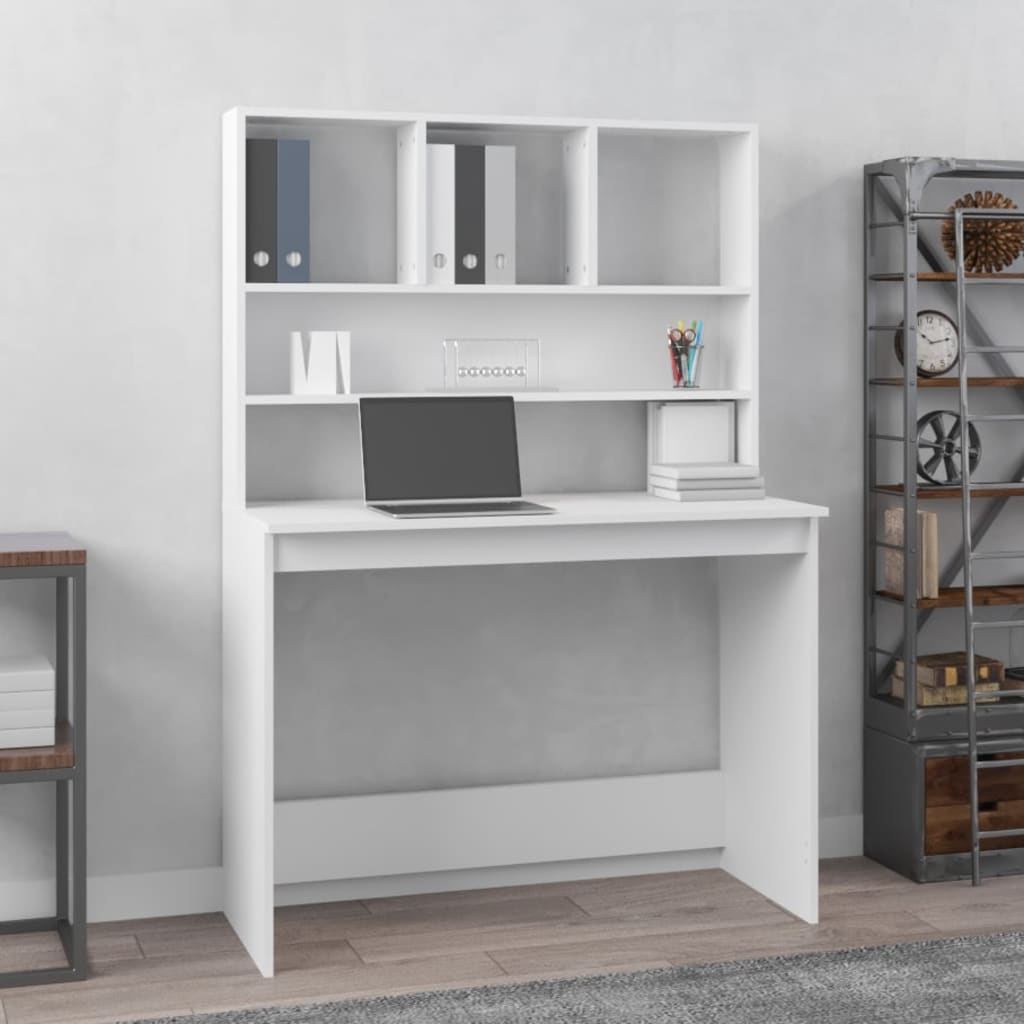 Tall desk with shelf, 102cm