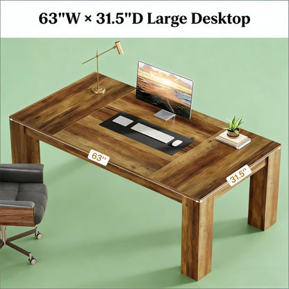 Versatile writing desk, rustic brown