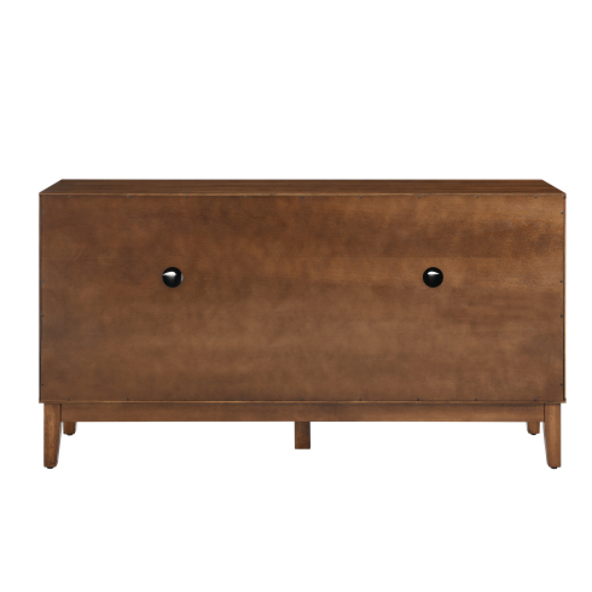 60.5" Mid Century Modern Sideboard Buffet Cabinet – Solid Wood & MDF, Walnut Kitchen & Dining Storage – view 3