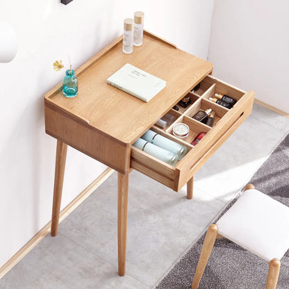 Compact Solid Wood Dresser with Storage Drawers, Natural – view 3