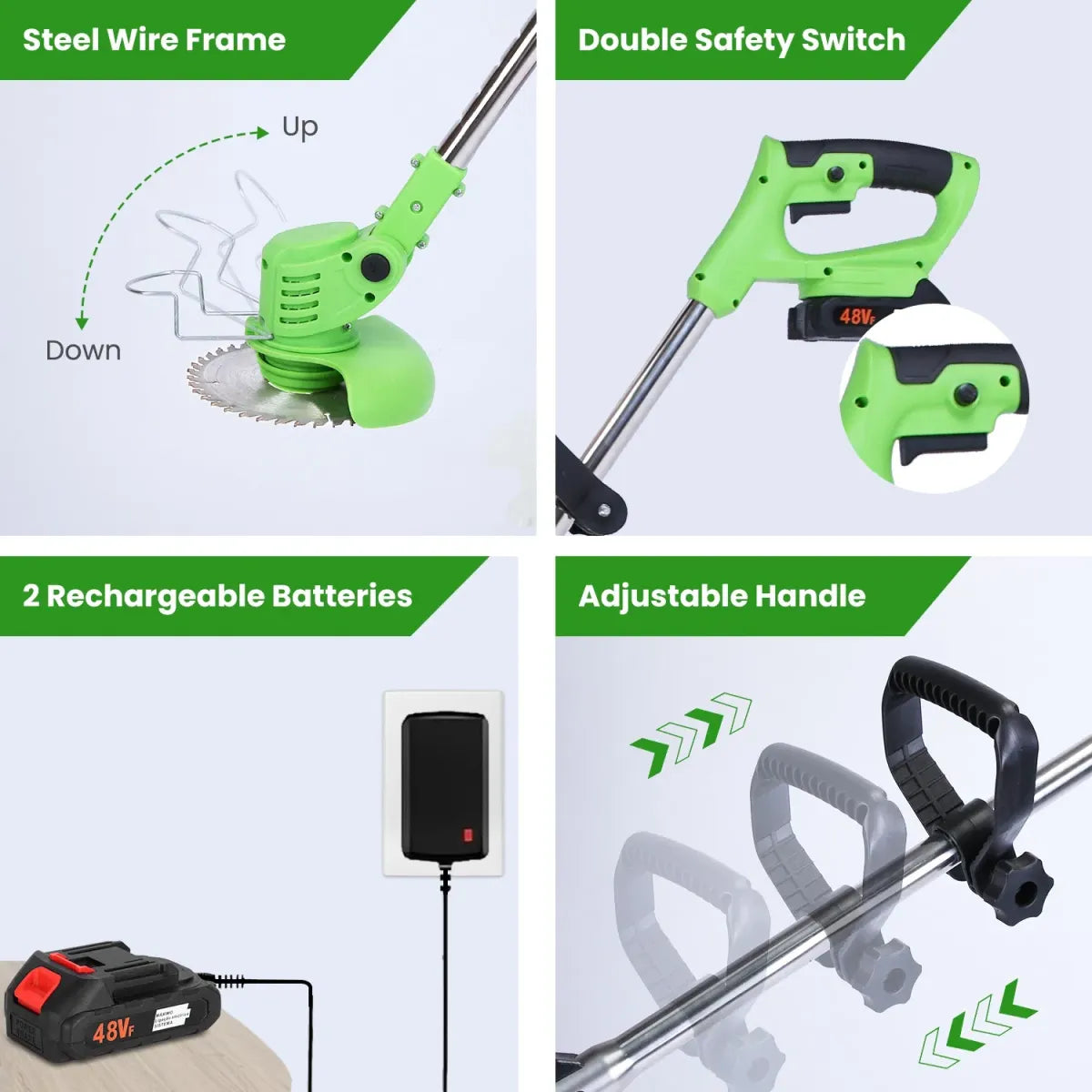 24V Cordless Grass Trimmer – Saw Blade