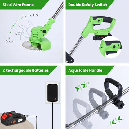 24V Cordless Grass Trimmer – Saw Blade