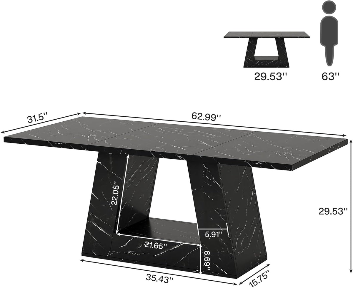 Spacious executive office desk