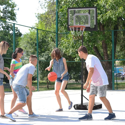 Kids Portable Basketball Hoop with Adjustable Height Stand