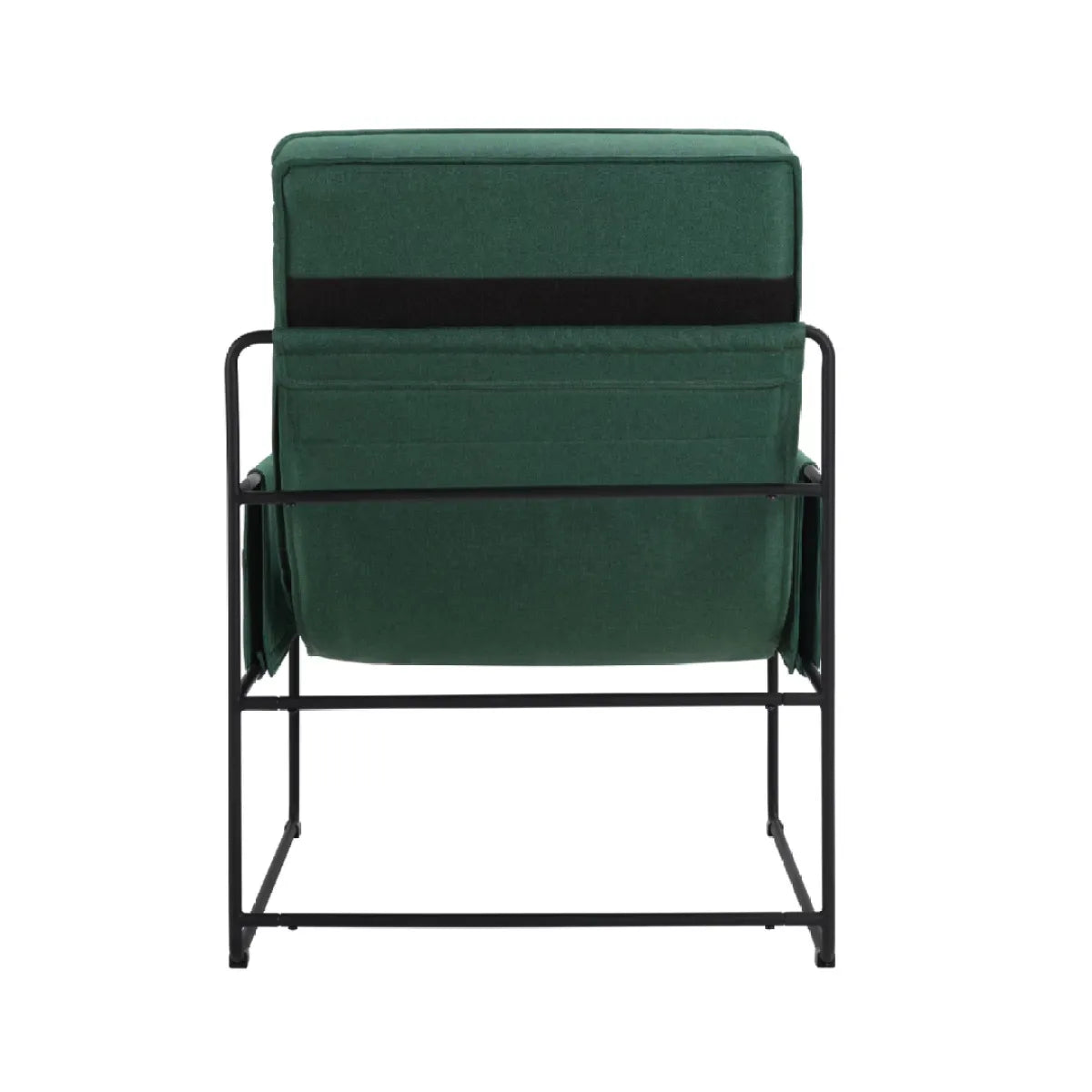 Sling Accent Chair with Removable Cushion, Green
