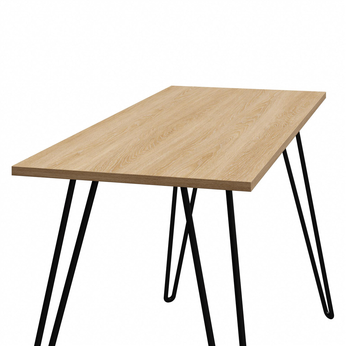 Owen writing desk, walnut and black