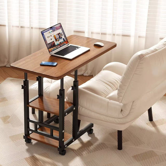 Mobile dorm desk and bedside table