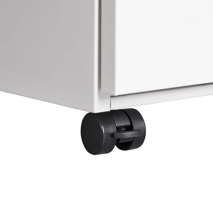 3-Drawer Mobile Filing Cabinet with Lock – view 4