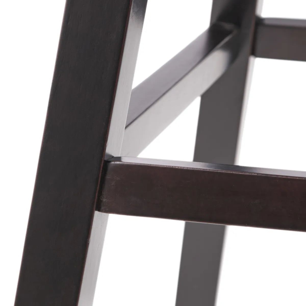 360° Swivel Bar Stools with Nailhead Trim, Set of 2, Brown – view 6