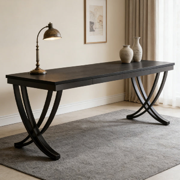 Wide workspace computer desk