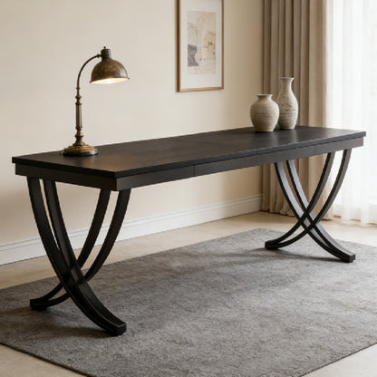 Wide workspace computer desk