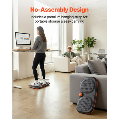 Curved Wooden Balance Board – Wobble Trainer for Core Workouts