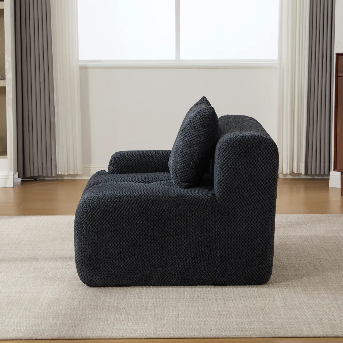 Modern Cloud Tufted Convertible Loveseat Sofa – view 6