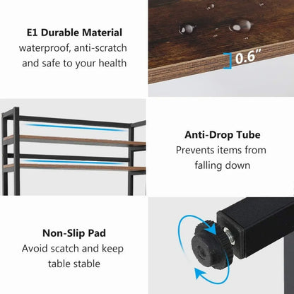 Industrial 5-Tier Kitchen Bakers Rack – view 2