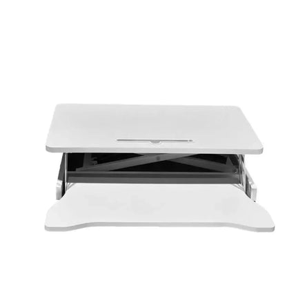32" Height-Adjustable Standing Desk Converter, White – view 3