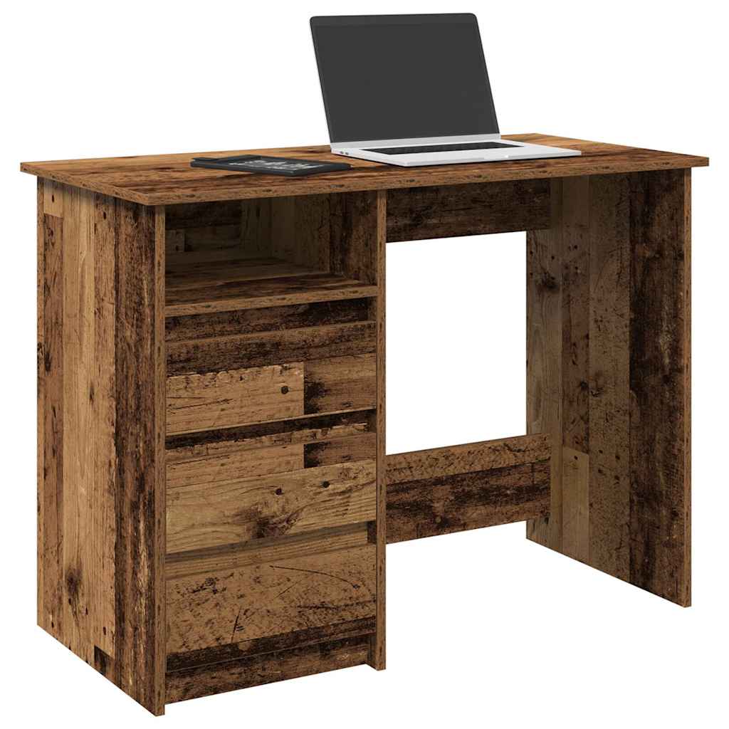 Engineered wood desk, 102cm
