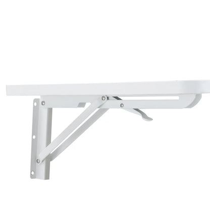 Wall-Mounted Folding Desk, White