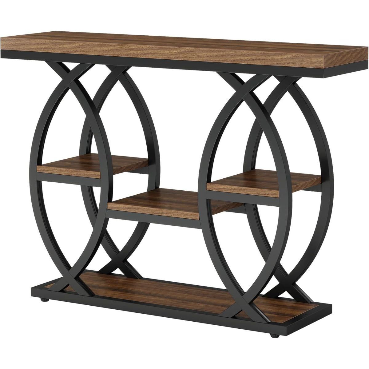 Console Table metal frame detail
