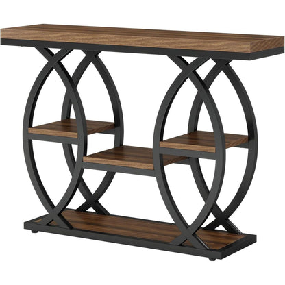 Console Table metal frame detail