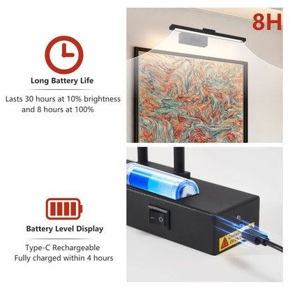 Rechargeable Picture Light – Battery-Powered LED Art Light with Remote