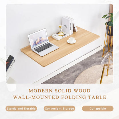 Wall-Mounted Folding Laundry Table – Fold-Down Space-Saving Shelf