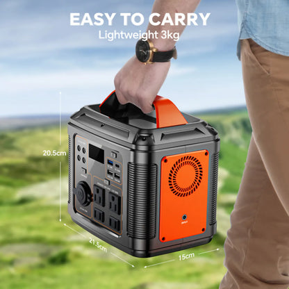 300W Portable Power Station with 60W Solar Panel