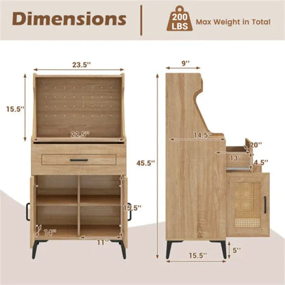 Coffee Bar Cabinet with Storage, Kitchen Buffet Cabinet – view 4