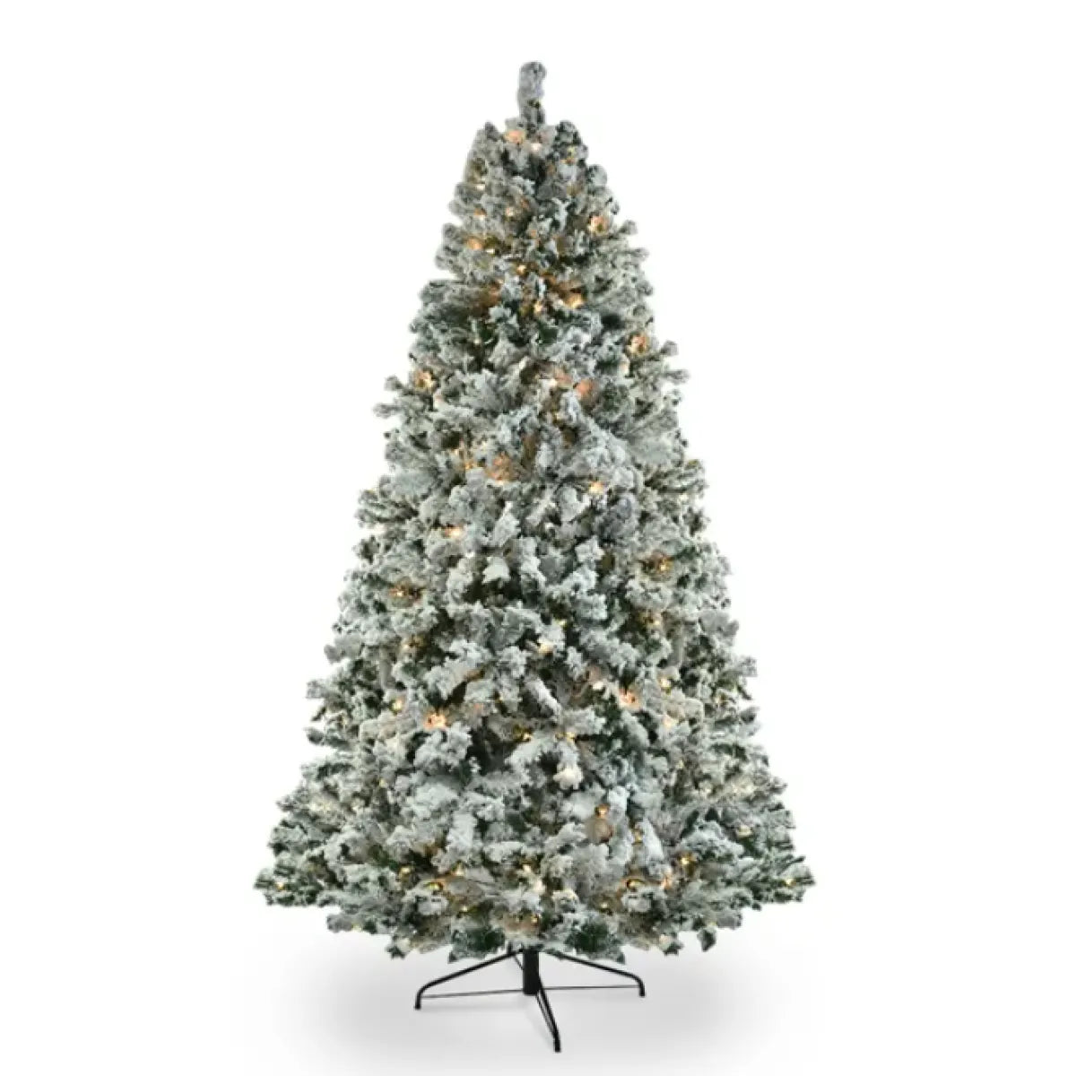 6 Ft Pre-Lit Snow Flocked Artificial Christmas Tree