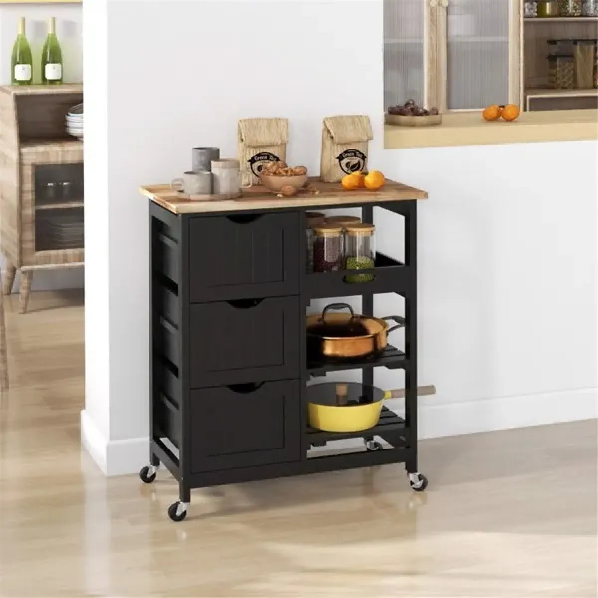 Rolling Kitchen Storage Cart