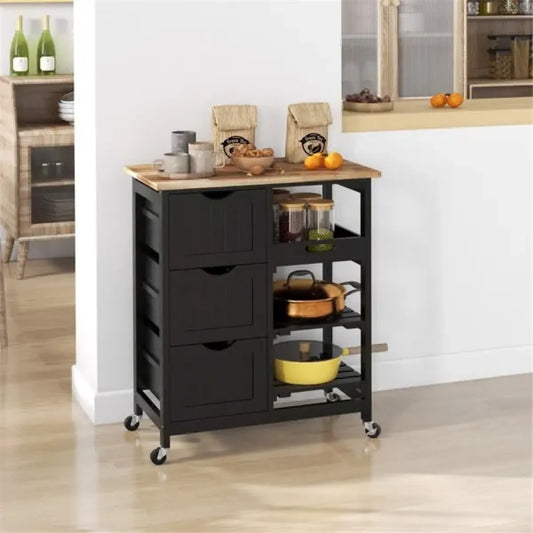 Rolling Kitchen Storage Cart