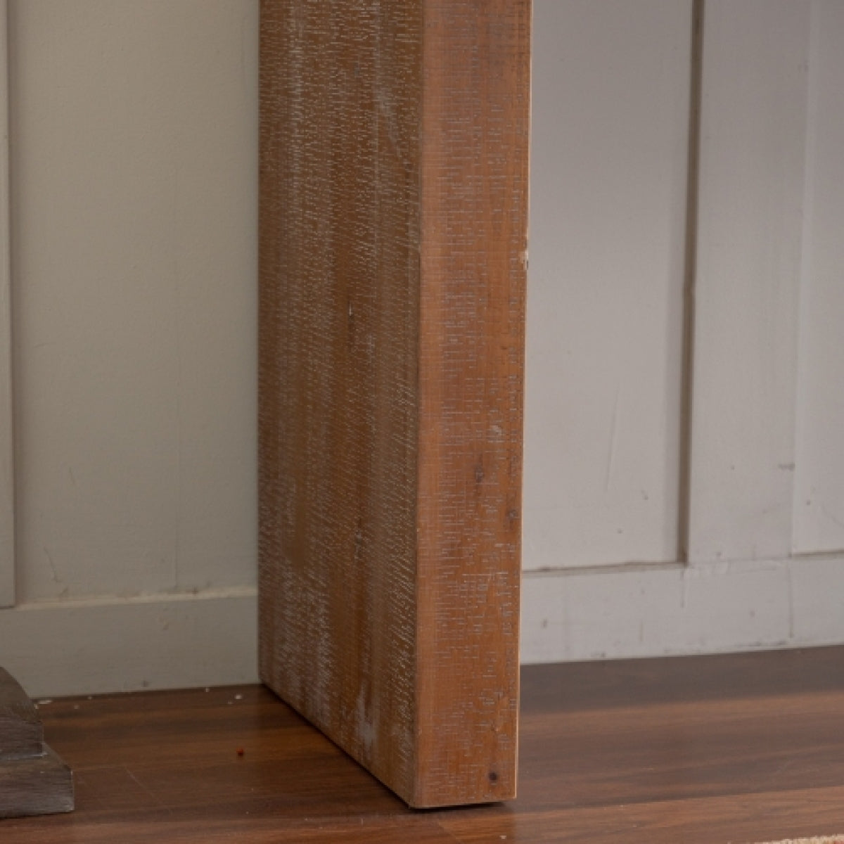 Solid Wood Console Table – Natural Wood, Narrow Entryway & Living Room Sofa Table – view 7