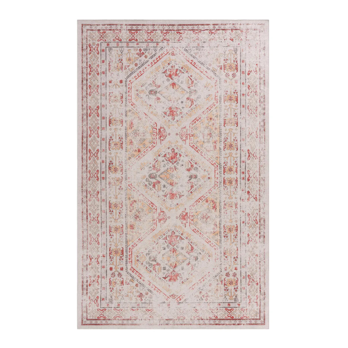 Washable Area Rug, Beige