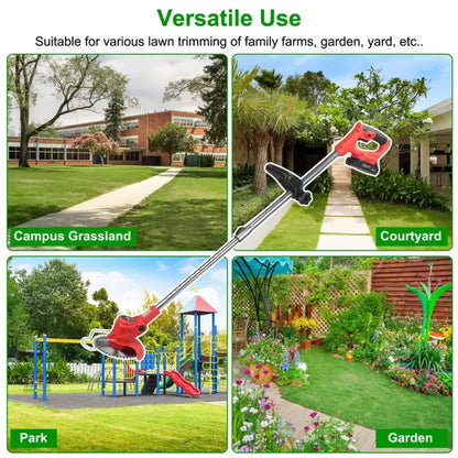 Cordless Electric Grass Trimmer – Alloy Blade
