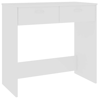 Engineered wood desk with drawer, 80cm