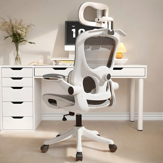 Ergonomic mesh office chair with lumbar support