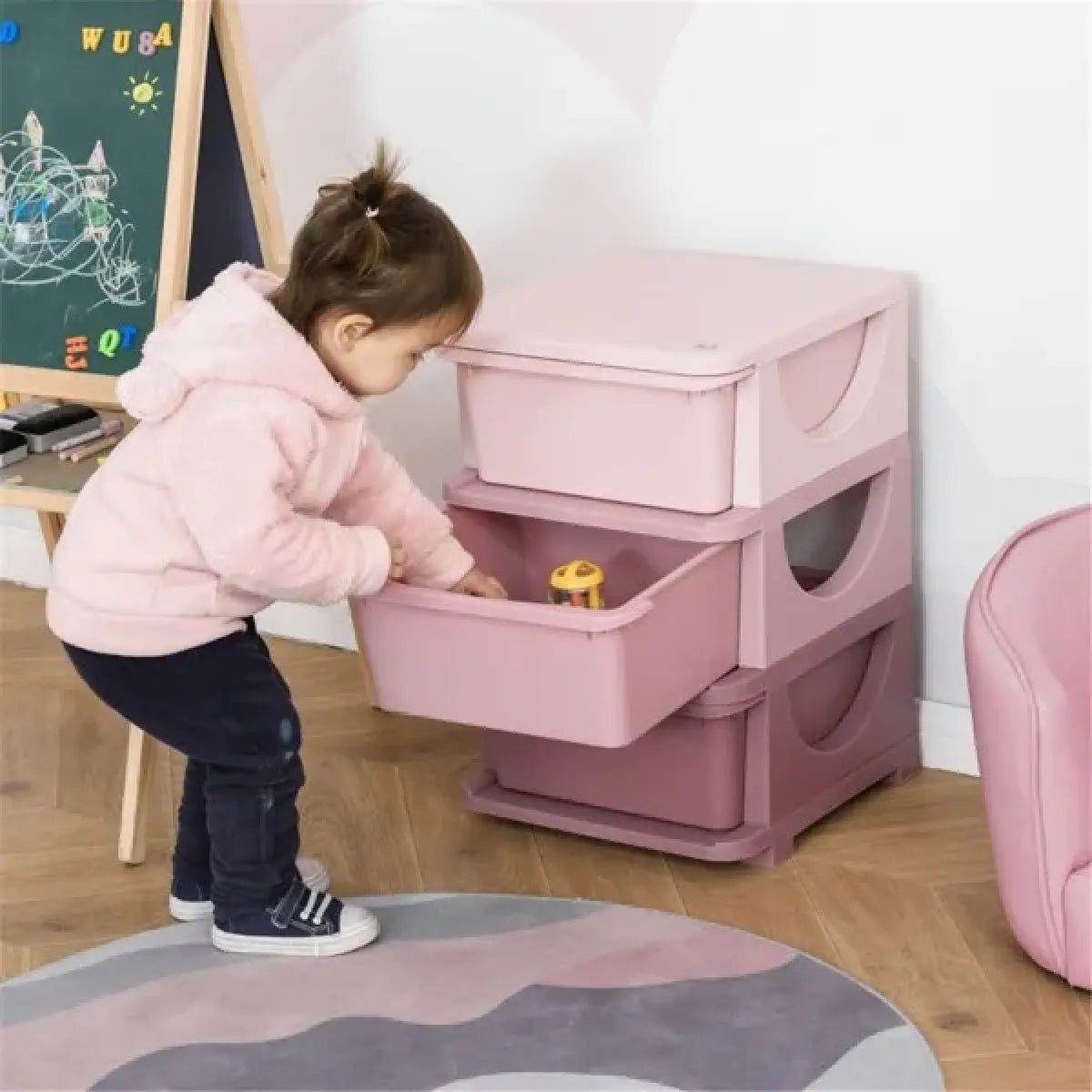 Kids 4-Drawer Storage Dresser – view 2