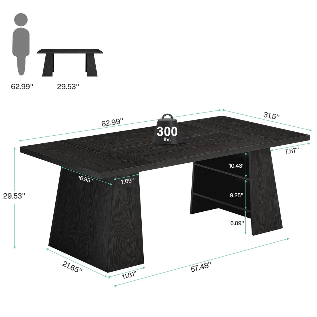 Classic executive office desk