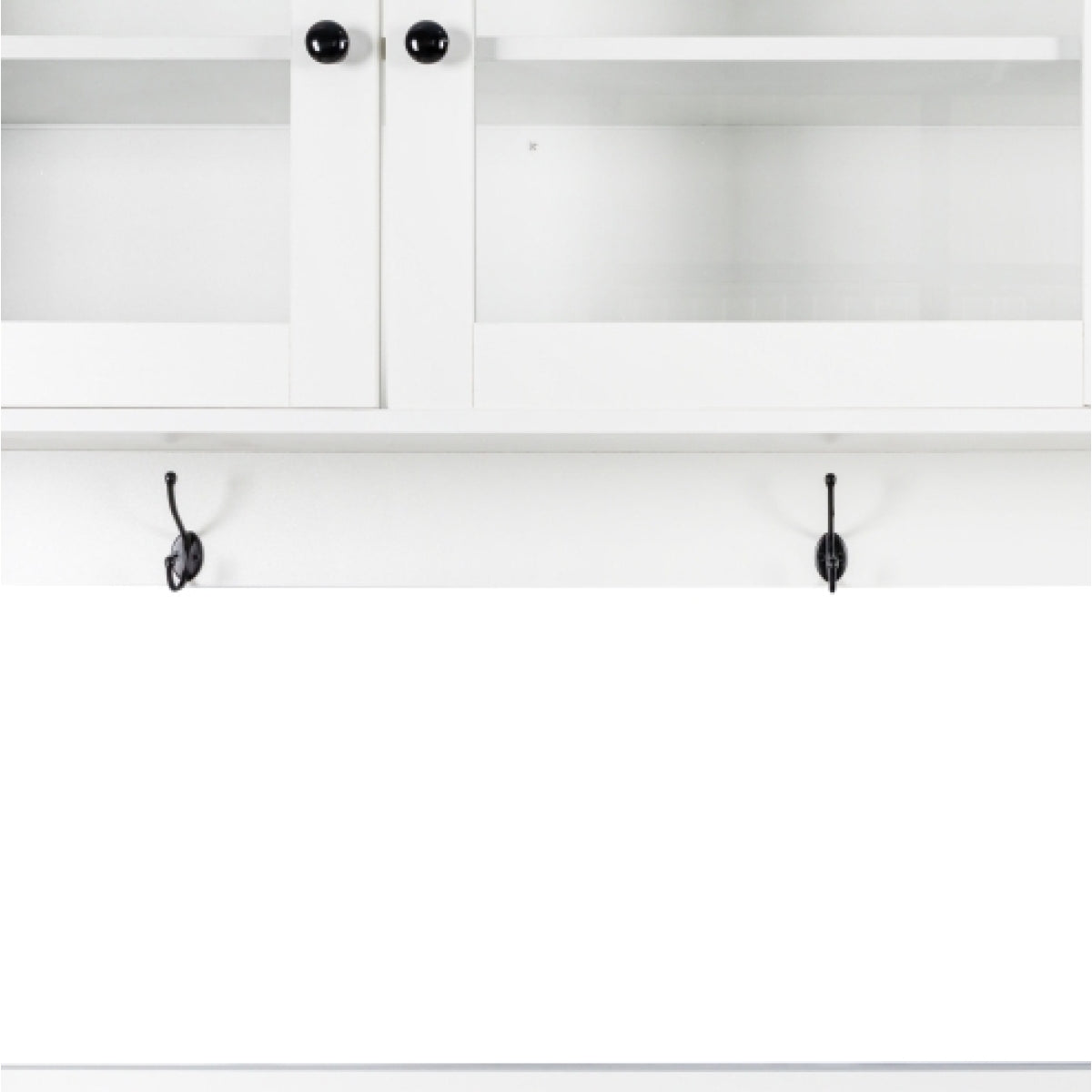 63 Inch Large Kitchen Hutch Cabinet detail