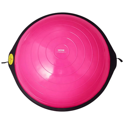 26" Half Exercise Ball Balance Trainer – Heavy-Duty Stability Dome with Resistance Bands