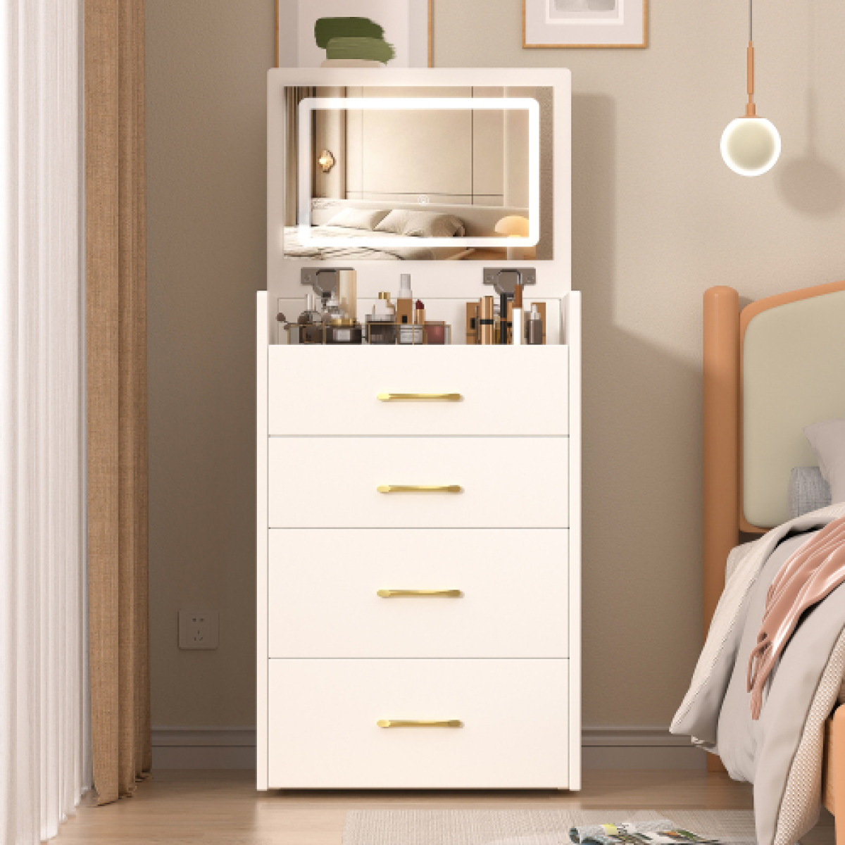 3-in-1 Vanity Desk front view