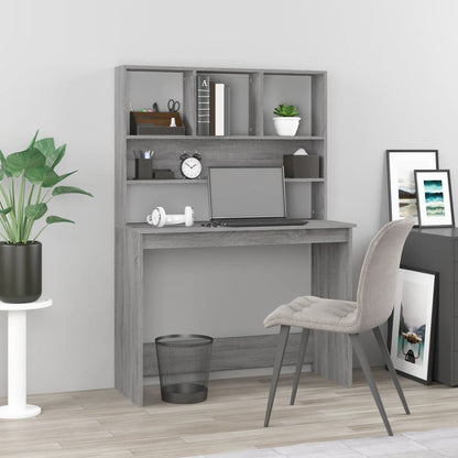Tall desk with shelf, 102cm