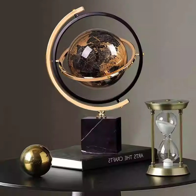 Modern globe ornament home decor