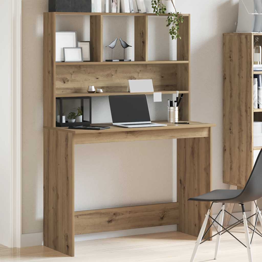 Tall desk with shelf, 102cm
