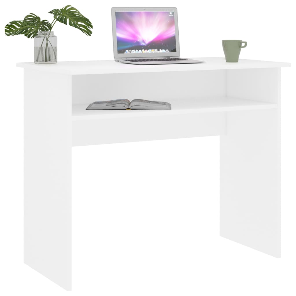 Modern engineered wood desk, 90cm