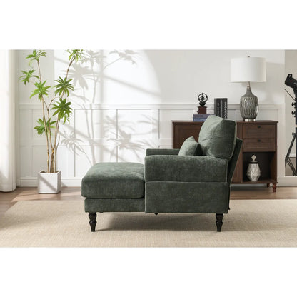 Modern Upholstered Chaise Lounge Chair – view 3