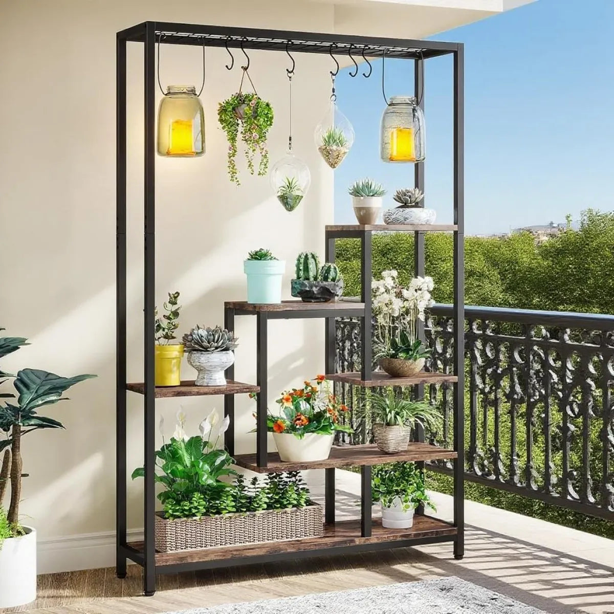 5-Tier Corner Plant Stand
