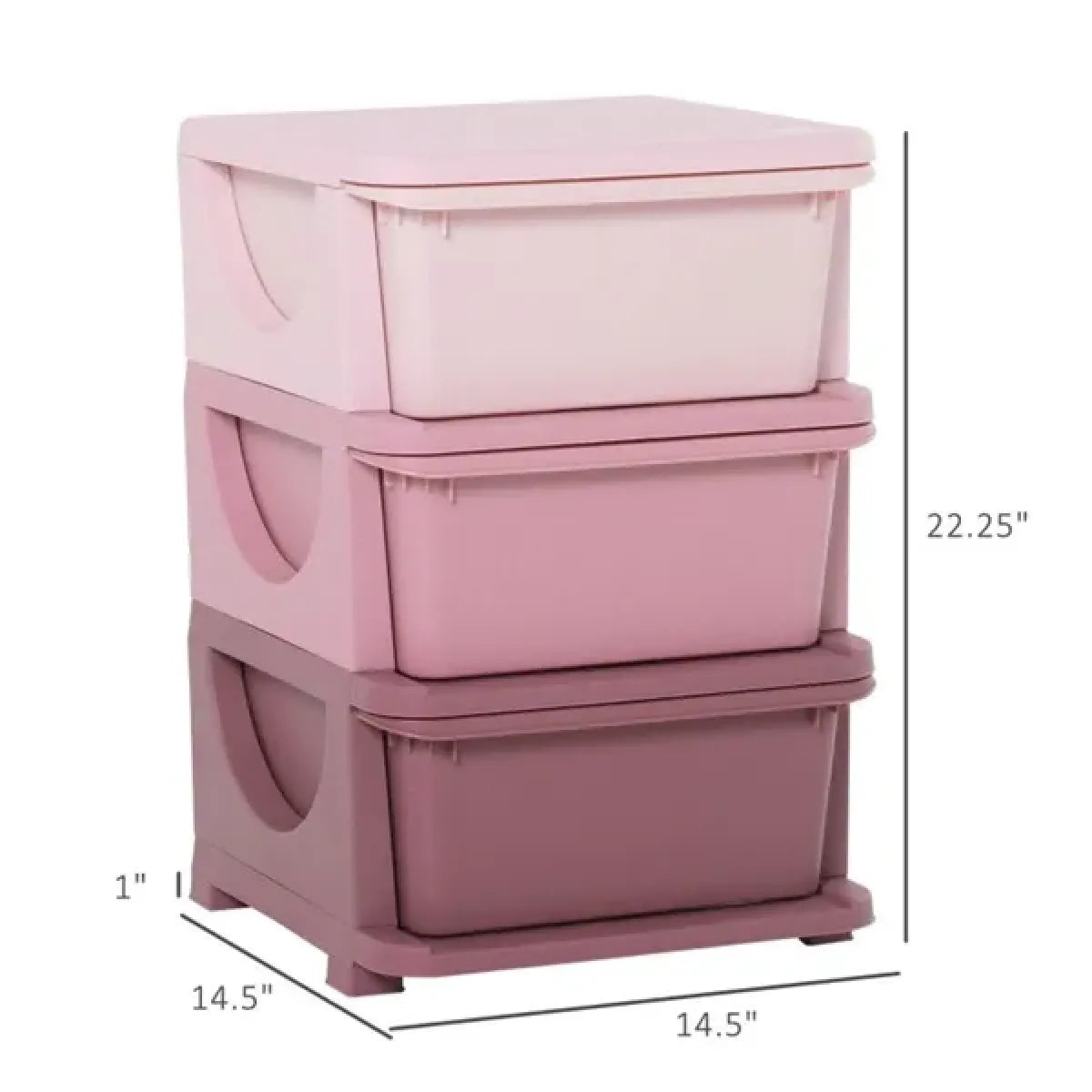 Kids 4-Drawer Storage Dresser – view 4