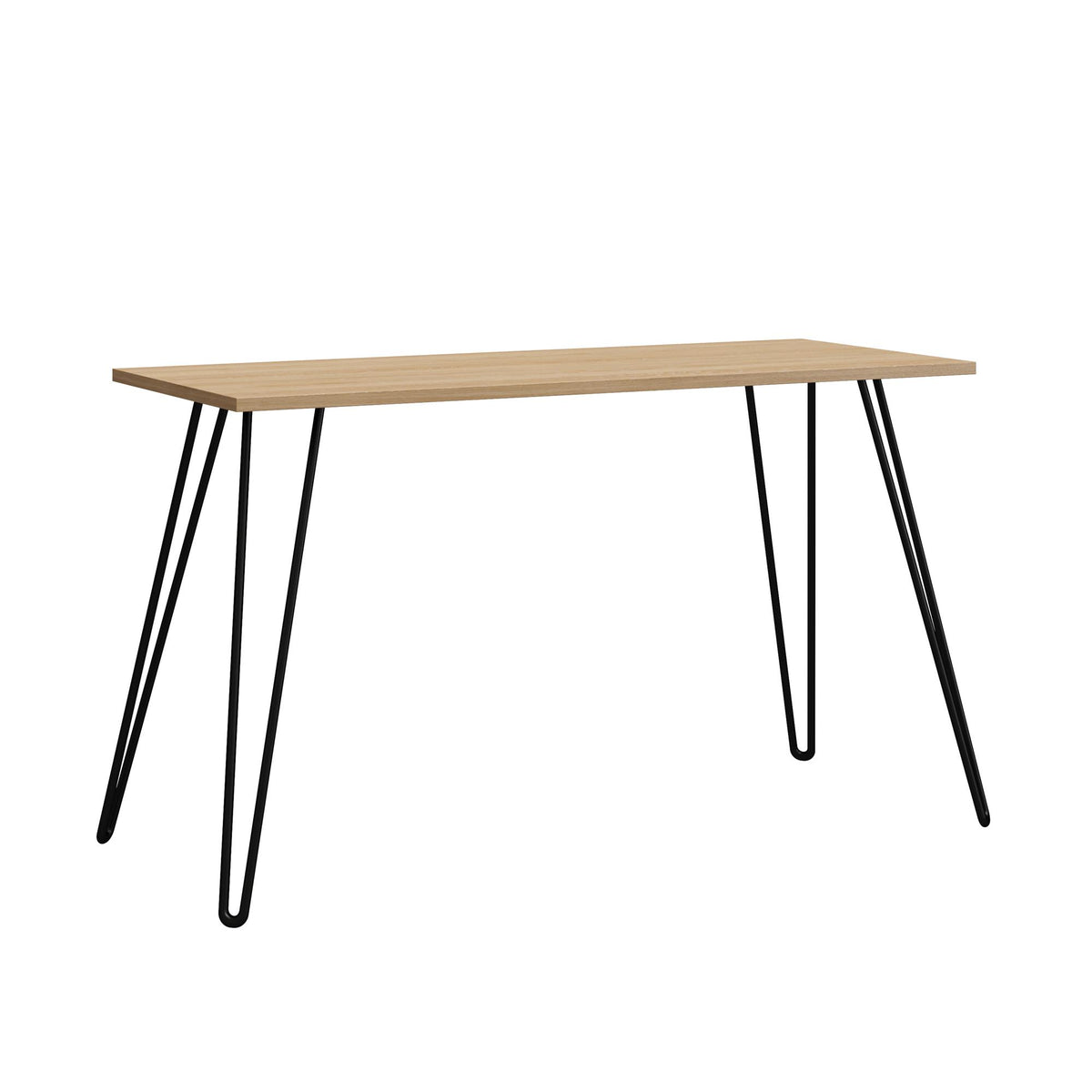 Owen writing desk, walnut and black