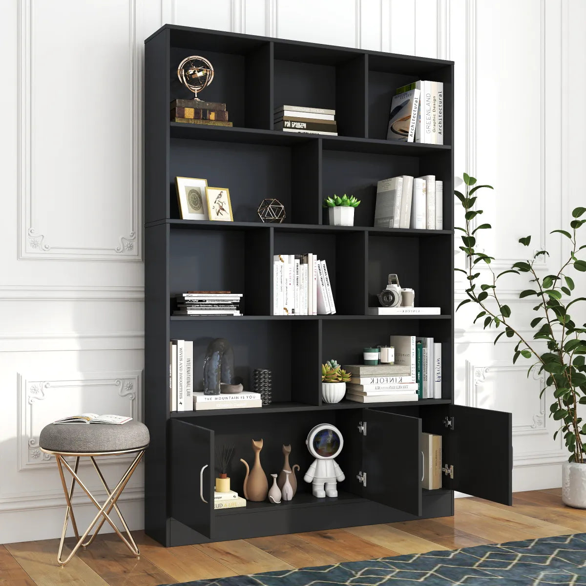 10 Cube Storage Bookshelf – view 2
