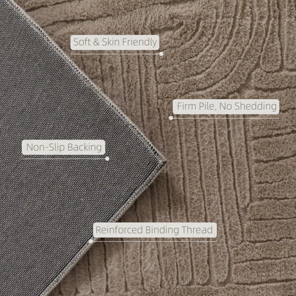 Faux Fur Area Rug – Soft Plush Shag Rug for Living Room and Bedroom